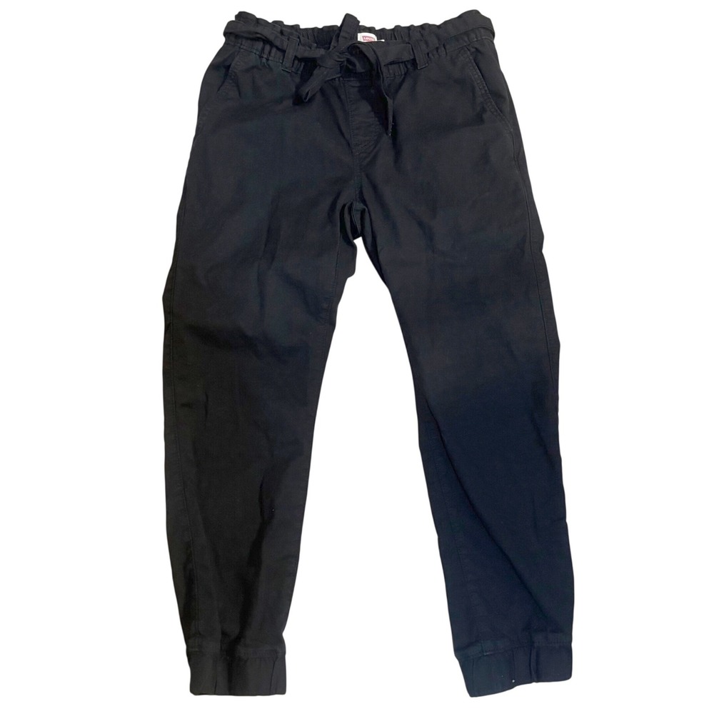 Levi's Women's Black Paperbag Waist Ankle Pants XS